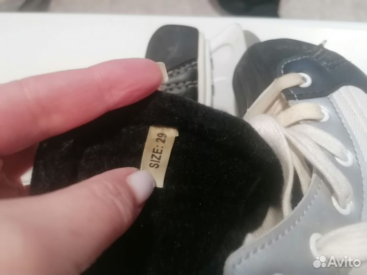 Коньки хоккейные детские 32 размер