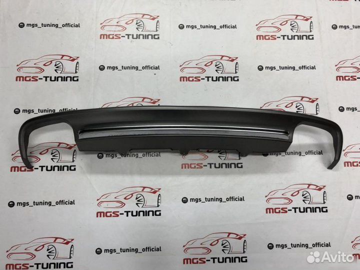 Диффузор на Audi A6 С7 11-14гг. в стиле S6