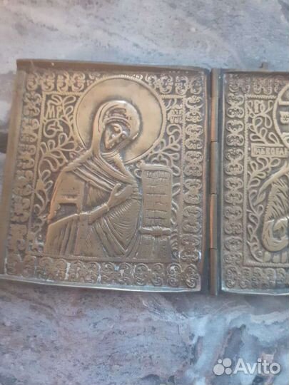 Старинные иконы складни