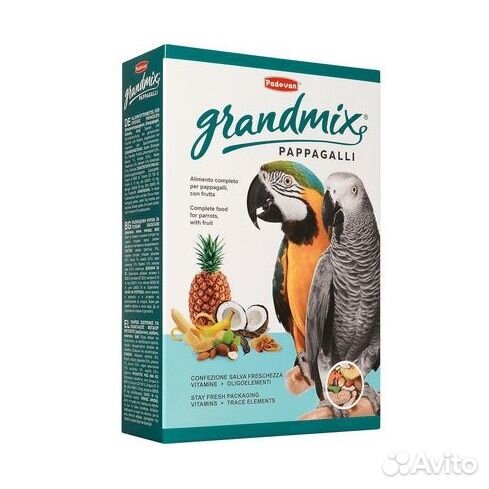 Padovan Pappagalli GrandMix корм для крупн. попуга