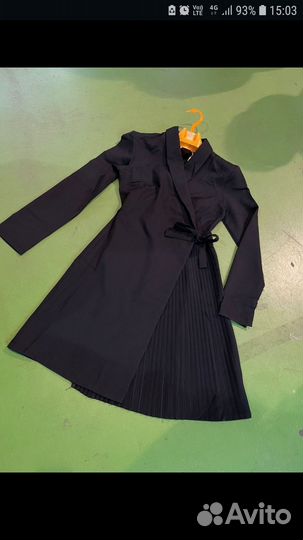 Женское платье пиджак 50 52размер черное