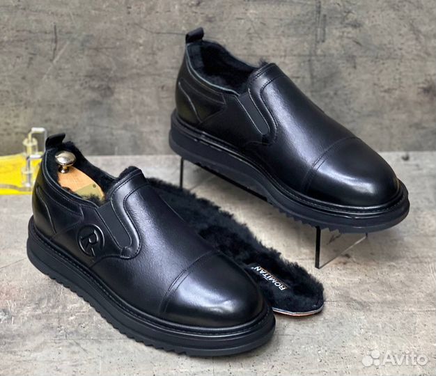 Полуботинки низкие Romitan из натуральной кожи