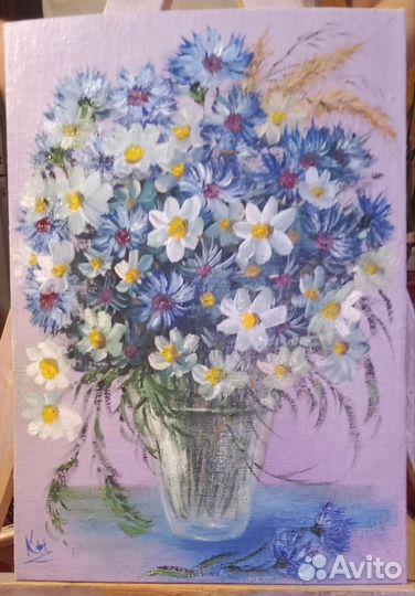 Картина маслом. Цветы