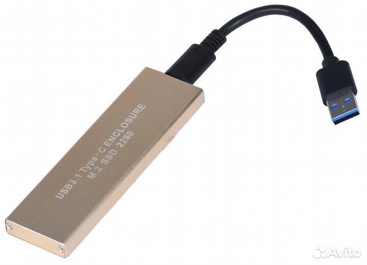 Корпус для M.2 SSD, интерфейс USB3.1