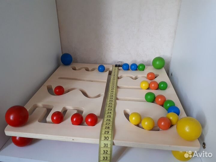 Развивающая большая деревянная игрушка, лабиринт