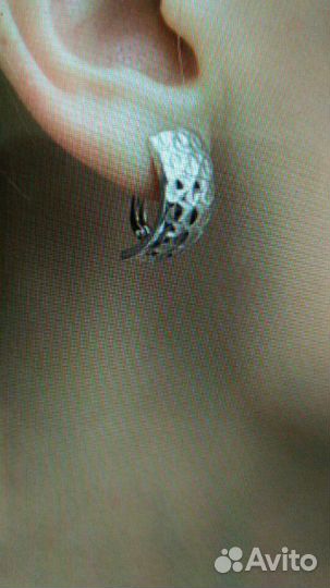 Серебряные серьги