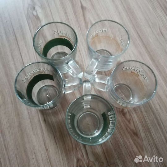 Кружки стеклянные