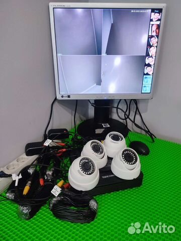 Комплект видеонаблюдения 4-8 камеры - 2MP - 5MP