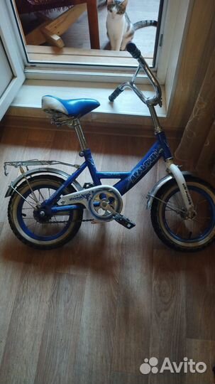 Детский двух колесный велосипед Дельфин б\у