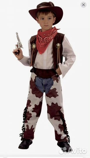 Костюм ковбоя на 3 года, рост 86-92