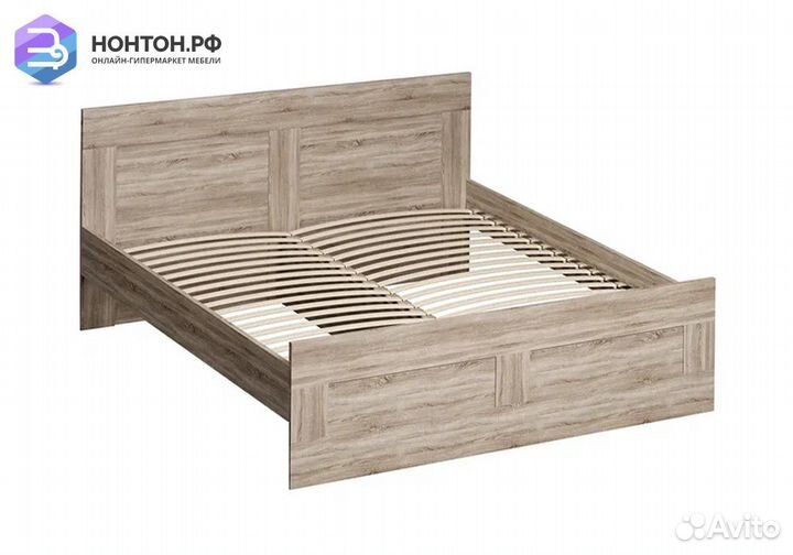 Кровать двуспальная Сириус дуб сонома