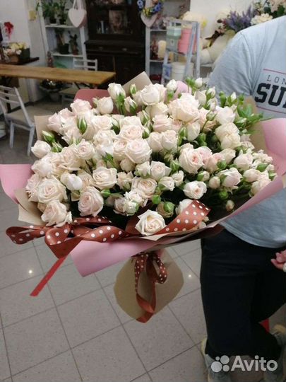 Роза кустовая большие яркие букеты 21 31 41 51 роз