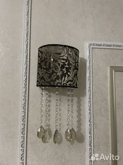 Люстра потолочная бу хрустальная