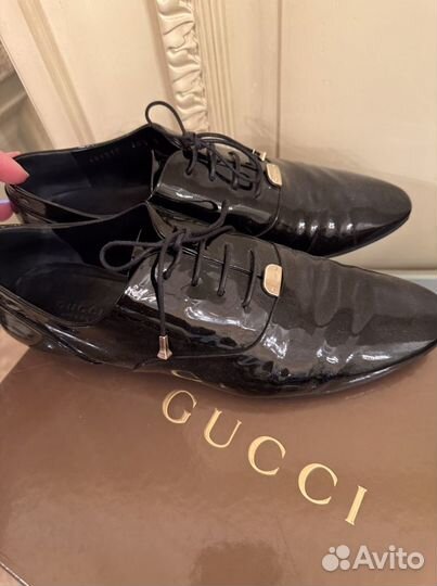 Ботинки Gucci p.38,5 оригинал