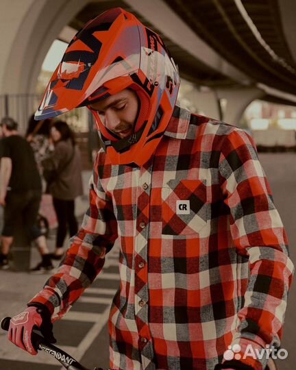 Шлем fox race. M