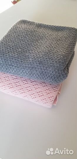 Плед детский вязаный шерсть