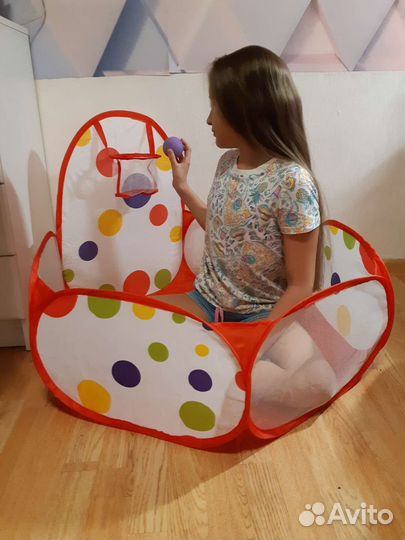 Сухой бассейн новый, 90 см