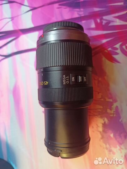 Panasonic 45-200mm f4-5.6 mega o.i.s. стабилизация