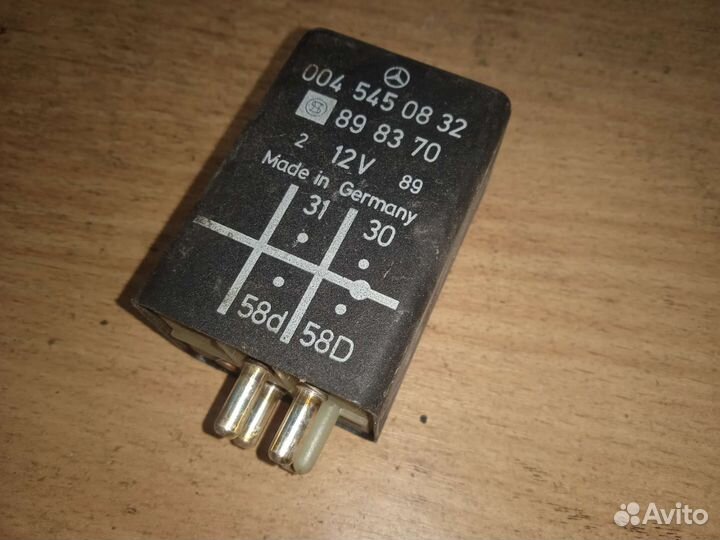 Реле освещения mercedes w124 e klass мерседес 124