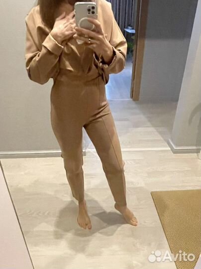 Костюм спортшик брючный бежевый р.42