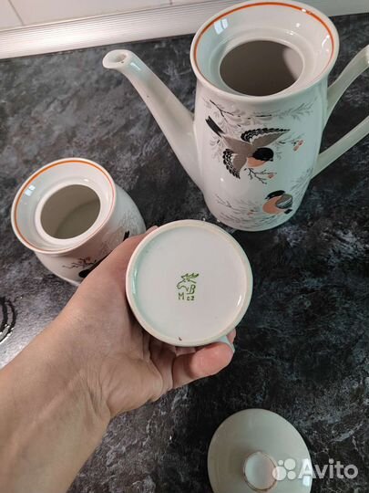 Молочники Вербилки, Дулево, чайники, чашечки