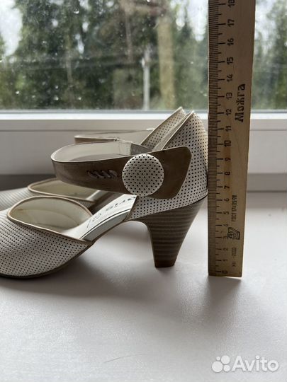 Туфли tamaris 35 натуральная кожа