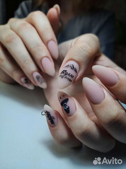 Маникюр гель лак