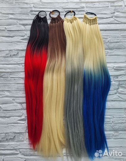 Шиньон хвост на резинке для фотосессии