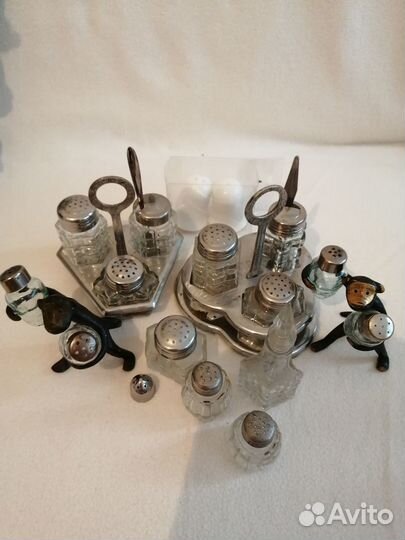 Солонки-обезьянки, набор для специй СССР