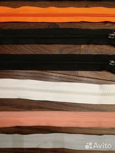 Молнии разных размеров Zipper