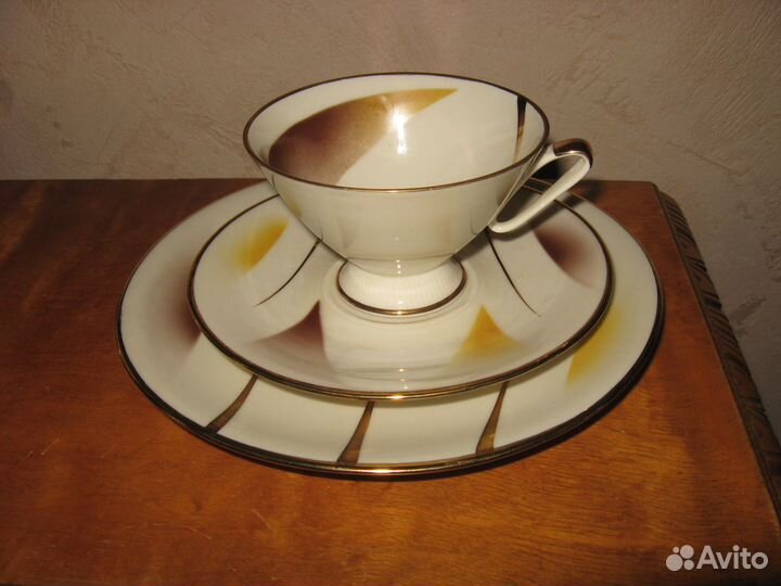 Винтажное чайное трои чайное