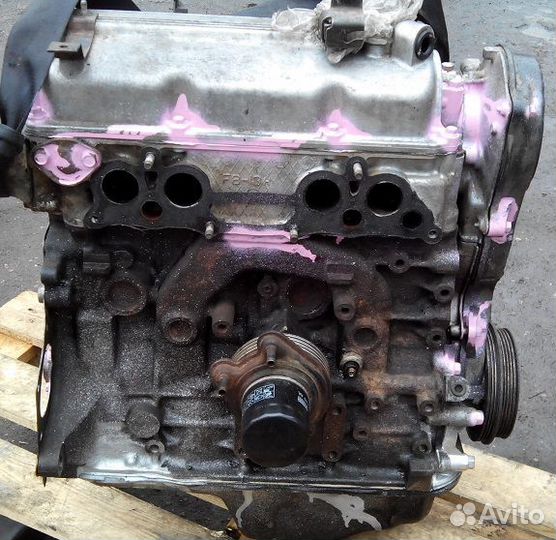 Двигатель FE Mazda 626 1990 год 2.0 бензин 8V, 12V