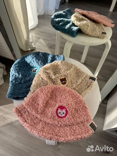 Шапка, панама плюш, кепки детские Н&М 62 - 128 см