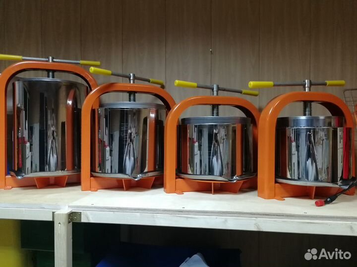 Пресс винтовой для отжима сока 10 л, 15л,20л,25л