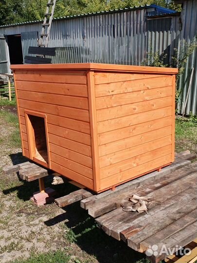 Будка для собаки утепленная