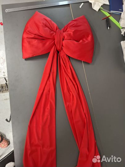 Большой бант на елку