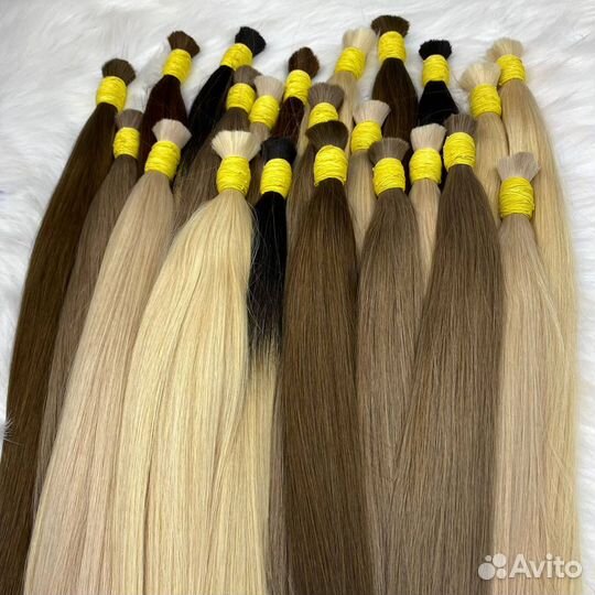 Волосы для наращивания блонд Стандарт