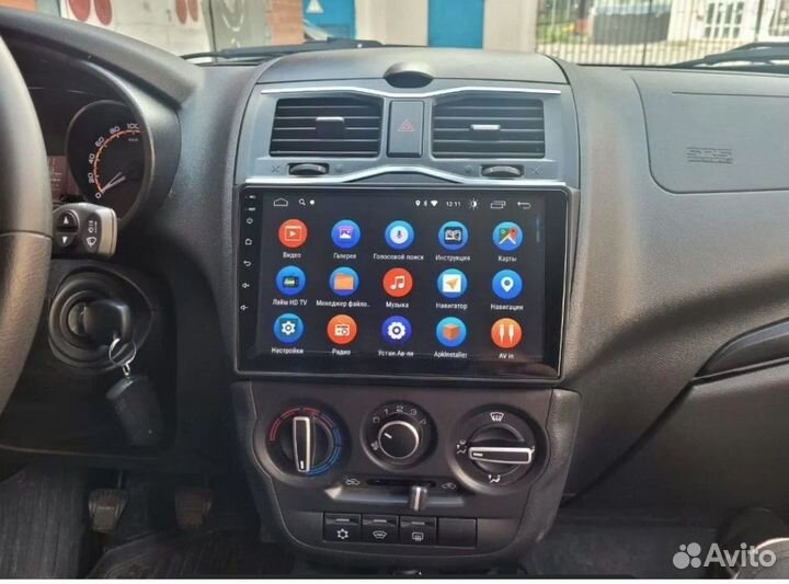 Магнитола 2 din android 9 дюймов для LADA granta