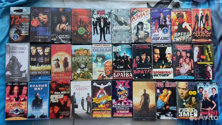 Видеокассеты Ван Дамм Лундгрен Хоган Чан Сигал