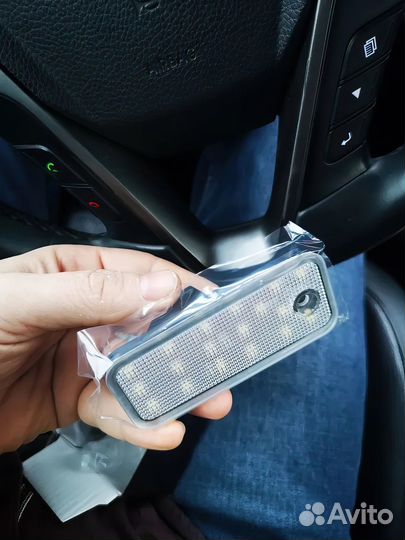 Подсветка номера Hyundai Santa Fe 3 Grand Santa Fe