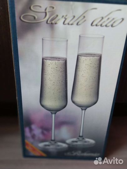 Бокалы свадебные новые Чехия