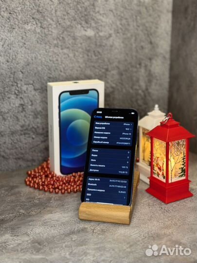 iPhone 12 128GB akб 86%, с чеком sim/ esim