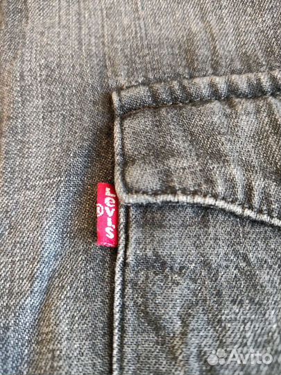 Джинсовая рубашка levis мужская оригинальная