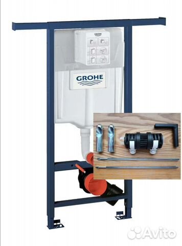 Скрытый крепеж для подвесного унитаза grohe 39328000