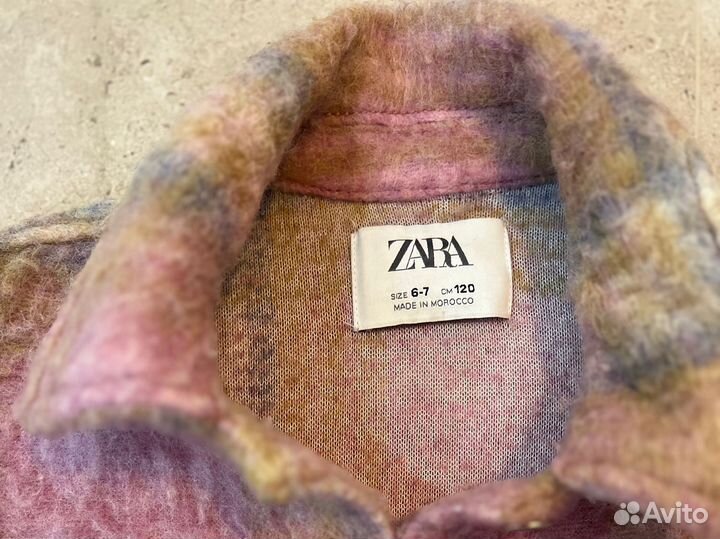 Рубашка теплая zara 120