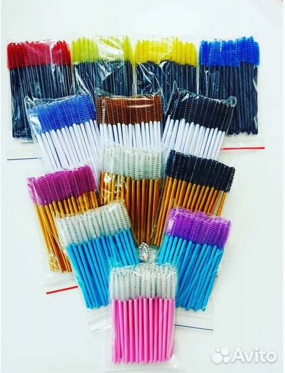 Щёточки для ресниц нейлоновые новые