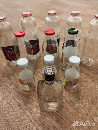 Бутылка стеклянная