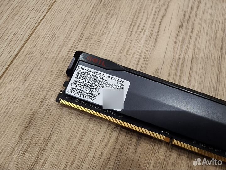 Оперативная память GeIL Orion ddr4 8gb 3200