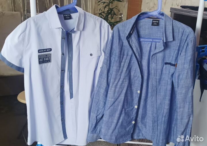 Рубашки брюки на 10/11 лет