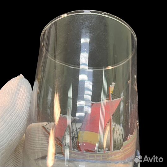 Чешская стопка, стекло Богемия